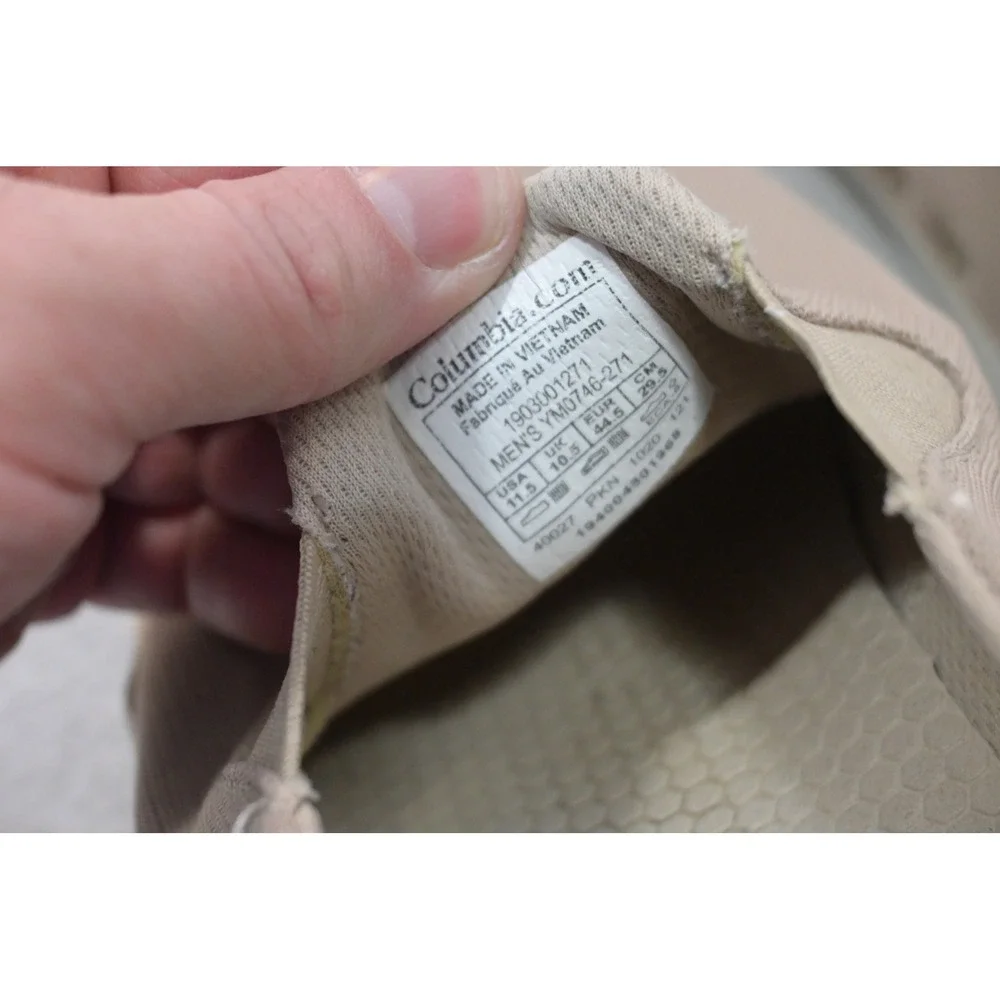 Columbia PFG Bahama Vent Slip‎ On Mens 11.5 Tan Good YM0746-271 Boat Shoes